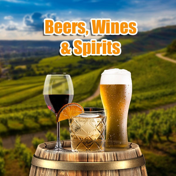 Picture for category Beers, Wines & Spirits